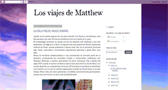 Desktop Screenshot of losviajesdematthew.com